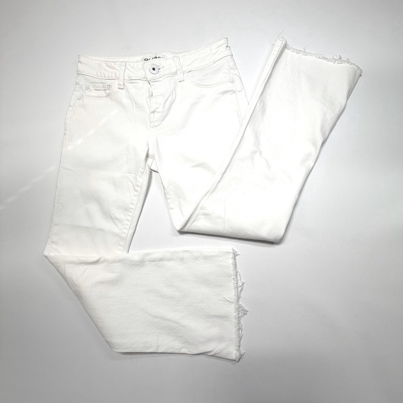 DL1961 Denim - DL1961 Lara Cropped Flare Jeans – White Porcelain – Size 25‎